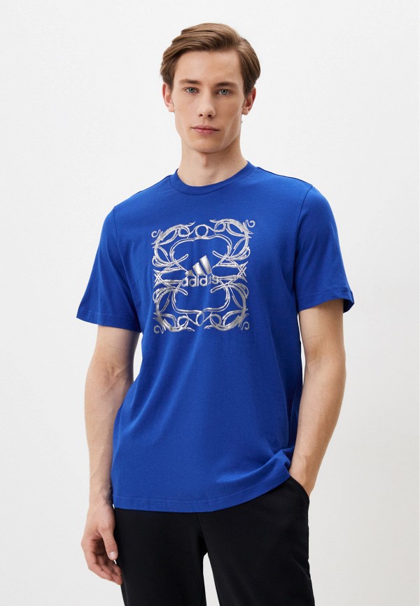 

Футболка adidas, Синий, M METALLIC G T