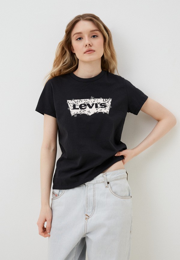 Футболка Levi&#039;s® Levi&#039;s® черного цвета