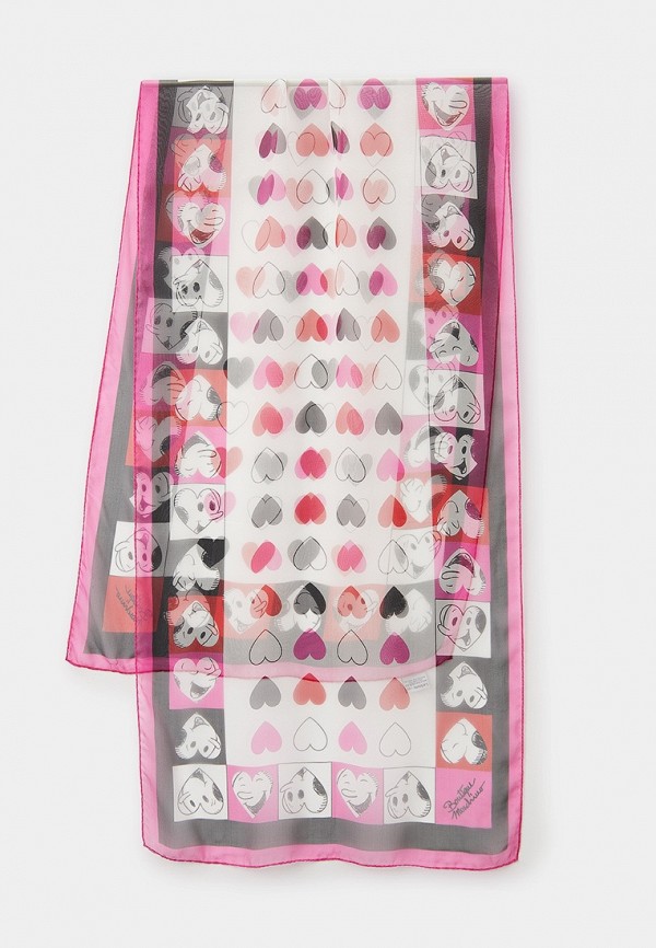 

Палантин Moschino, Белый