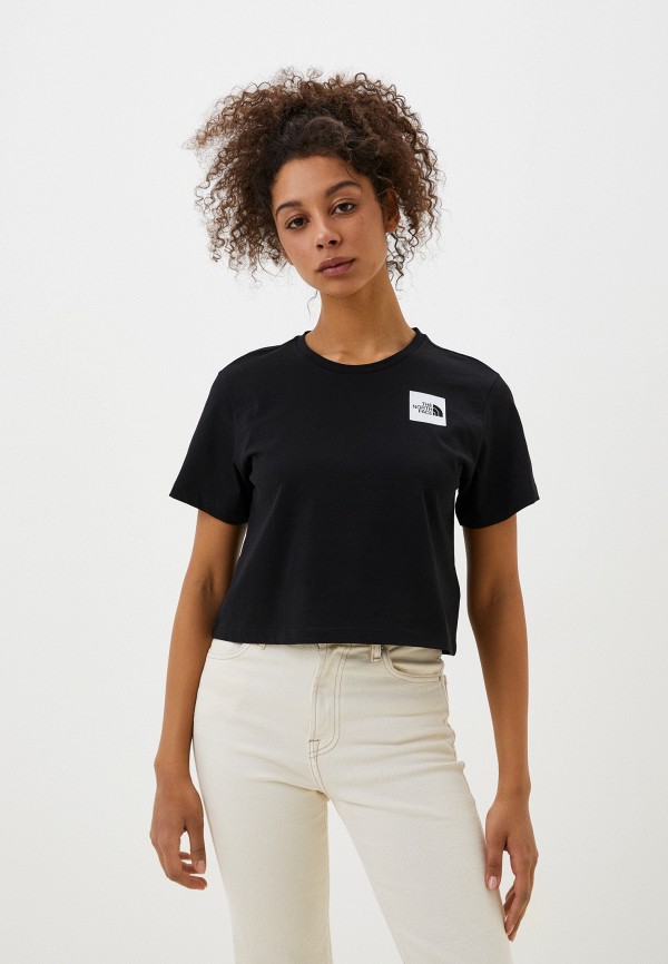 

Футболка The North Face, Черный, W S/S Cropped Fine Tee