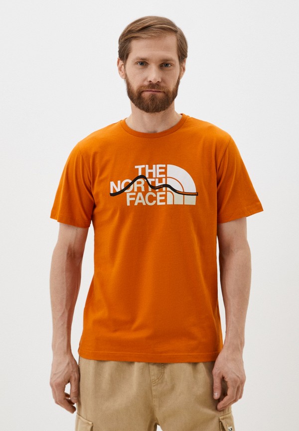 

Футболка The North Face, Оранжевый, M S/S Mountain Line Tee