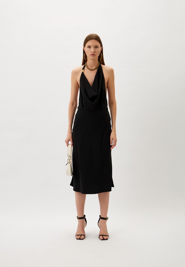 Платье Elisabetta Franchi черного цвета