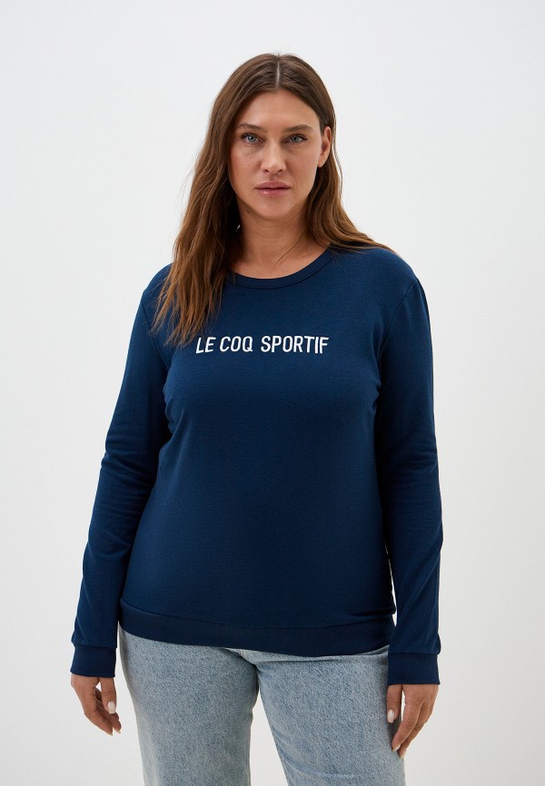 Свитшот Le Coq Sportif синего цвета