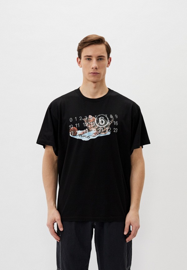 

Футболка MM6 Maison Margiela, Черный