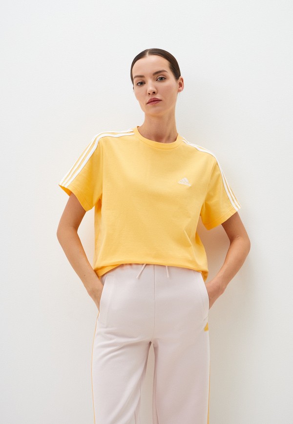 

Футболка adidas, Желтый, W 3S CR TOP