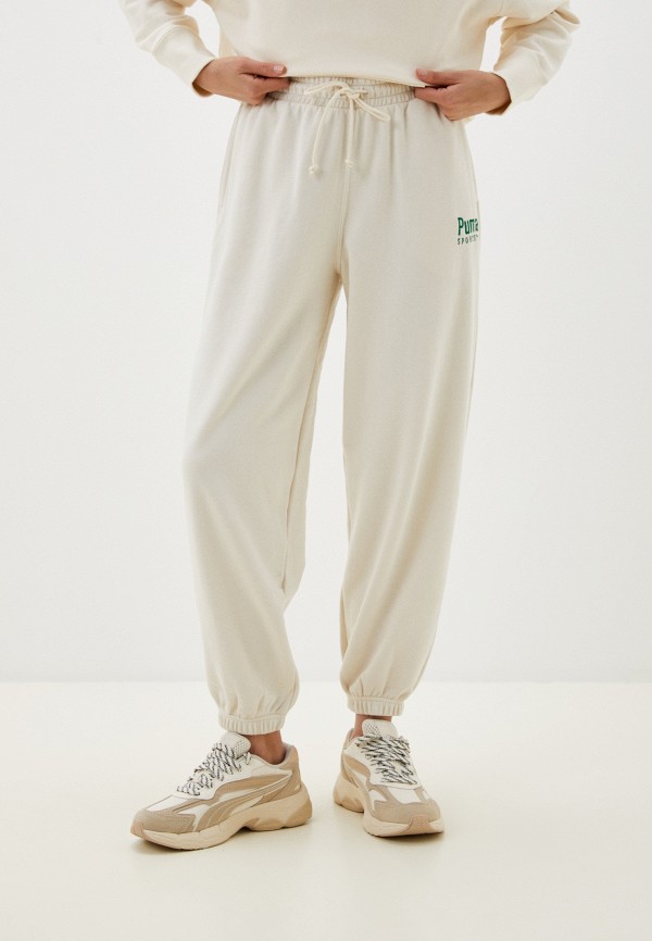 

Брюки спортивные PUMA, Бежевый, TEAM Relaxed Sweatpants TR