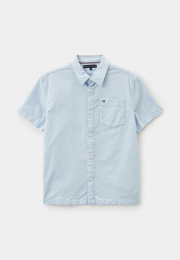 Рубашка Tommy Hilfiger голубого цвета