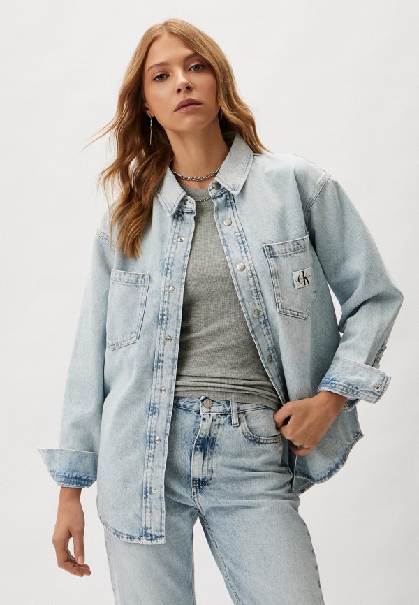 

Рубашка джинсовая Calvin Klein Jeans, Голубой