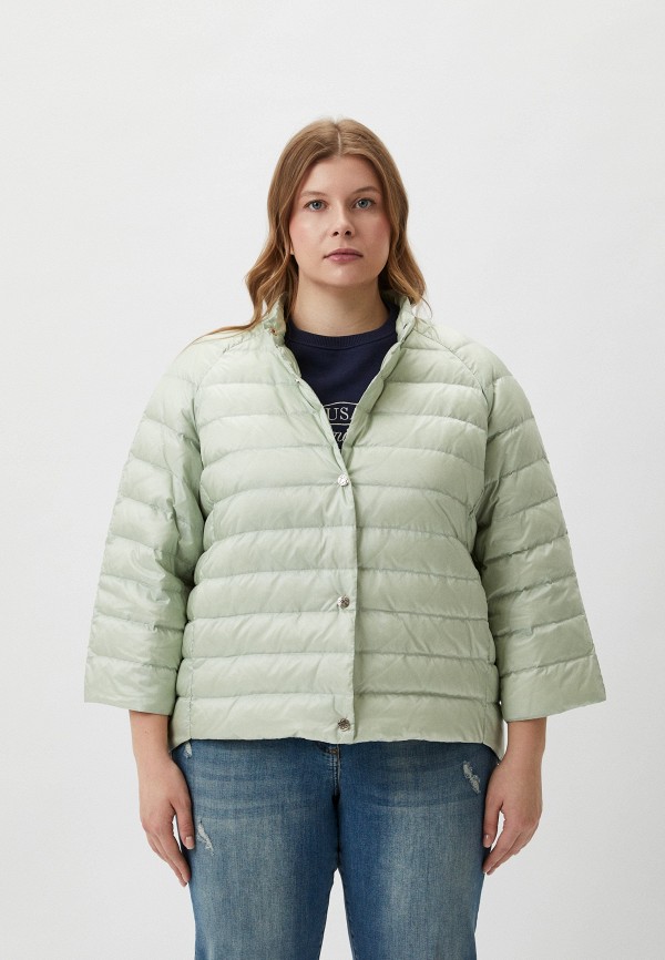 Куртка утепленная Elena Miro зеленого цвета