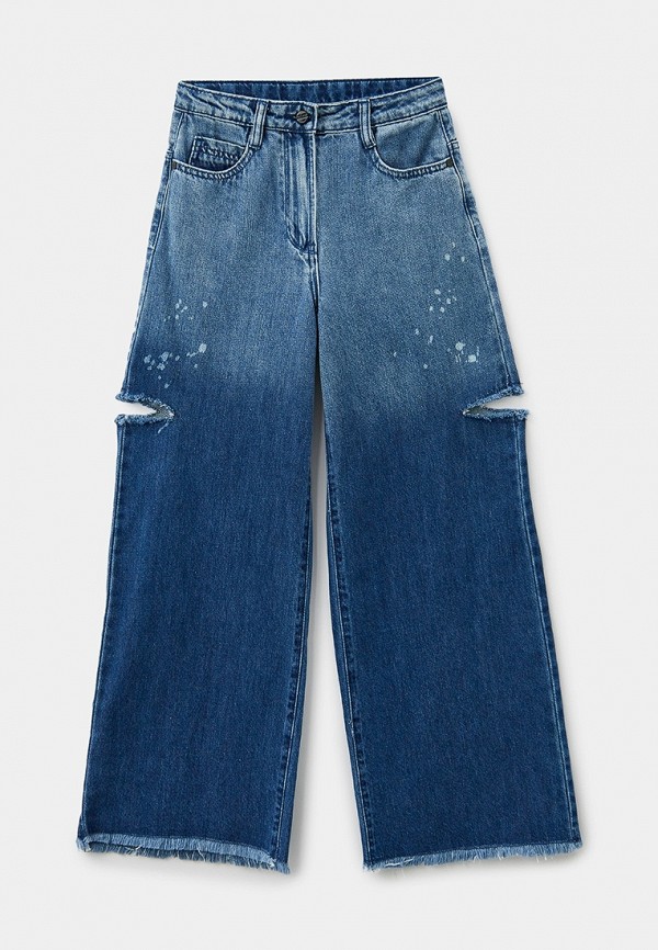 Джинсы Gulliver джинсы gulliver прилегающий силуэт размер 164 синий