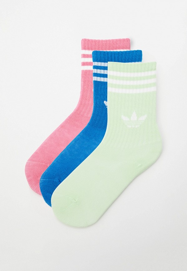 

Носки 3 пары adidas Originals, Разноцветный, CREW SOCK 3P