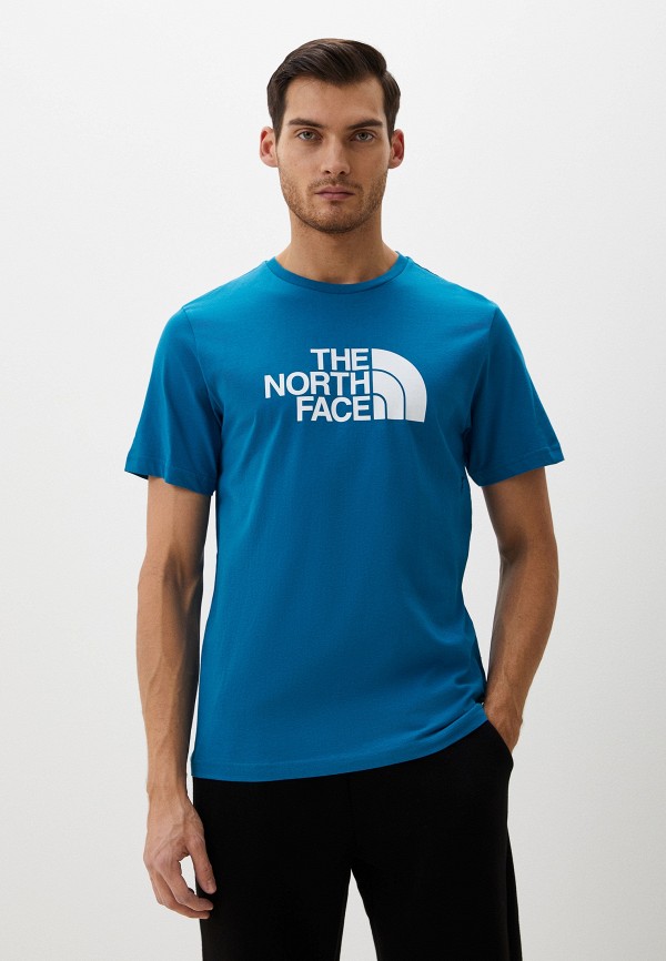 Футболка The North Face голубого цвета