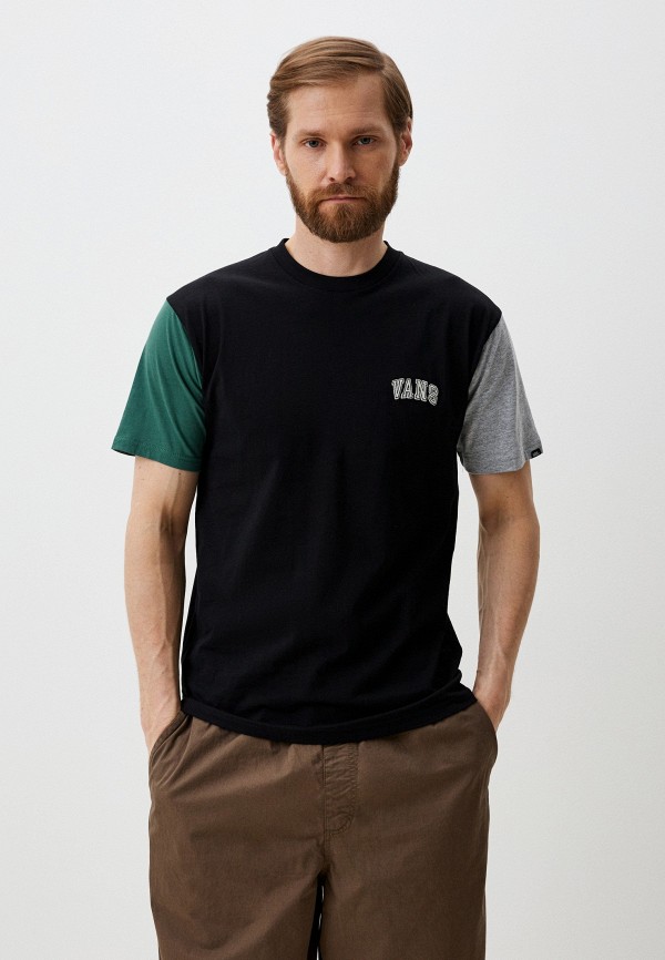

Футболка Vans, Черный, COLORBLOCK VARSITY SS TEE