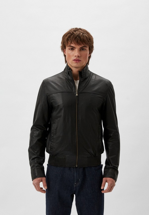 

Куртка кожаная Blouson, Черный