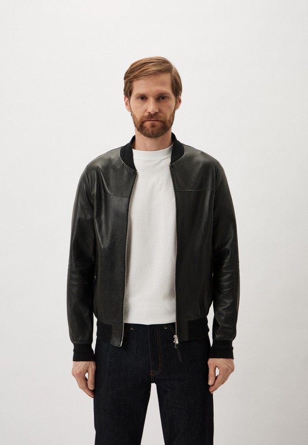 

Куртка кожаная Blouson, Черный