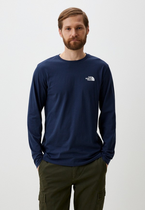 

Лонгслив The North Face, Синий, M L/S Simple Dome Tee