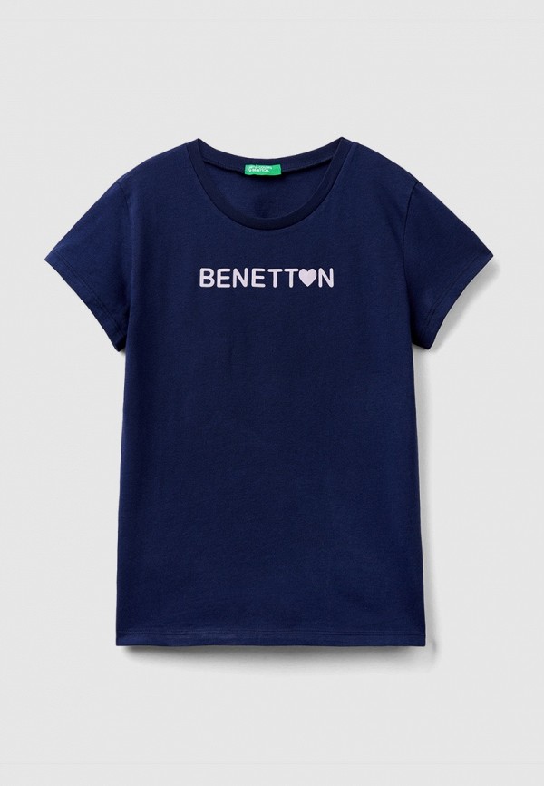 Футболка United Colors of Benetton синего цвета