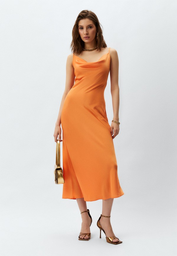 Платье Guess оранжевого цвета