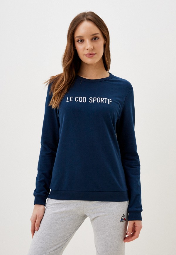 Свитшот Le Coq Sportif синего цвета