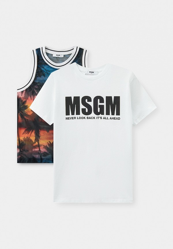 

Футболка и майка MSGM Kids, Разноцветный
