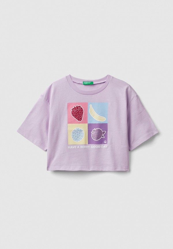 

Футболка United Colors of Benetton, Фиолетовый