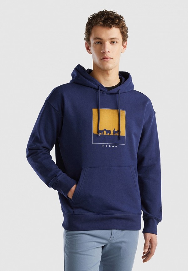 

Худи United Colors of Benetton, Синий