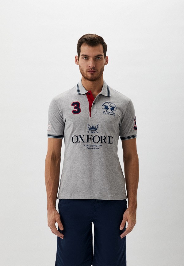 

Поло La Martina, Серый