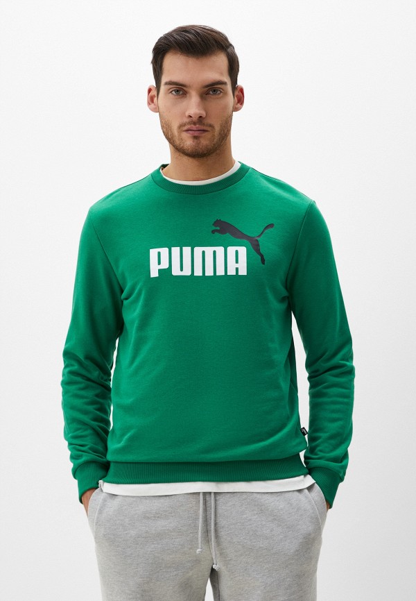 

Свитшот PUMA, Зеленый, ESS+ 2 Col Big Logo Crew TR