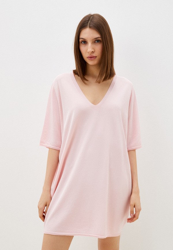 Пуловер Rinascimento розового цвета