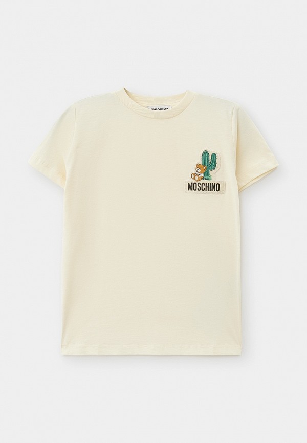 

Футболка Moschino Kid, Бежевый
