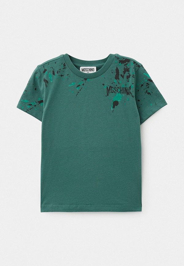 

Футболка Moschino Kid, Зеленый, MINI ME