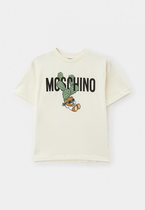 

Футболка Moschino Kid, Бежевый