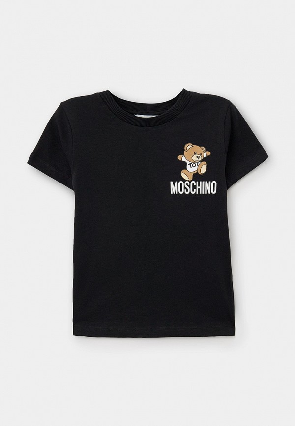 Футболка Moschino Kid черного цвета