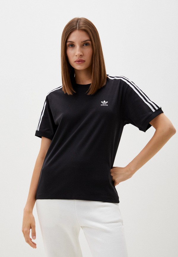 

Футболка adidas Originals, Черный, 3 STRIPE TEE