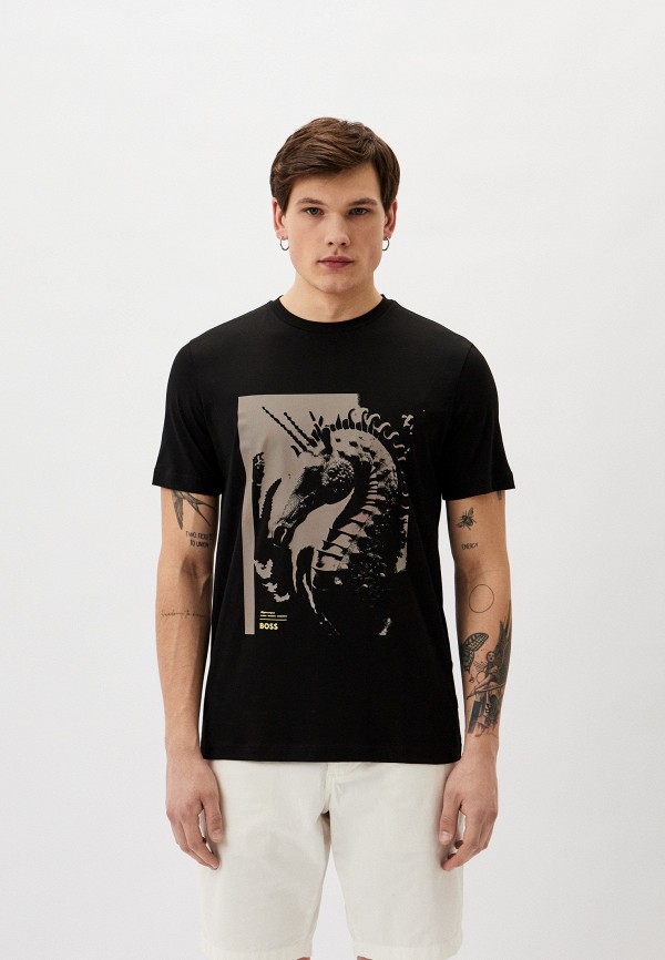 

Футболка Boss, Черный, Te_Sea_horse