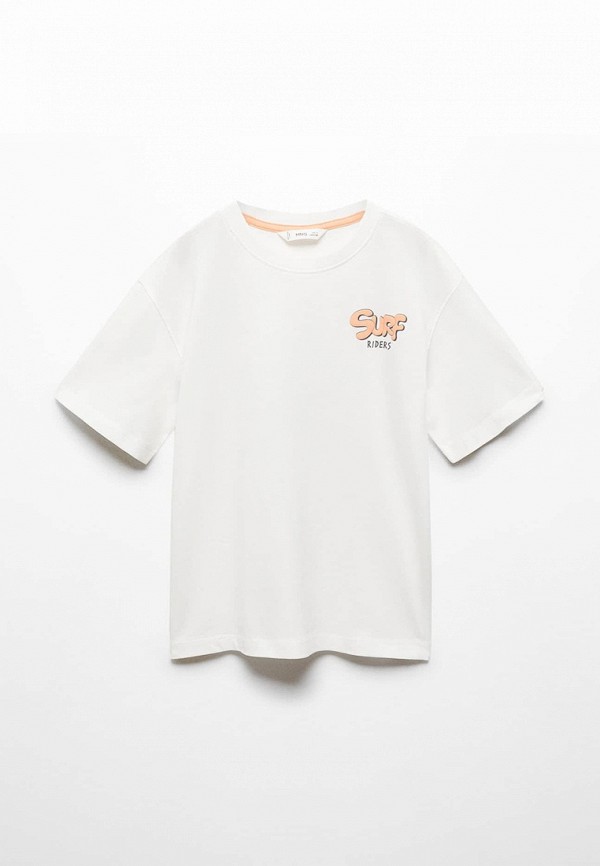 

Футболка Mango Kids, Белый, SURF
