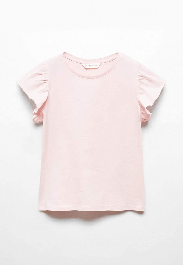 

Футболка Mango Kids, Розовый, SOFT