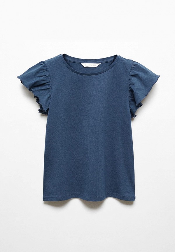 

Футболка Mango Kids, Синий, SOFT