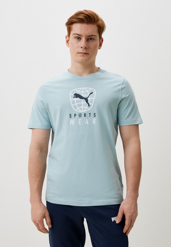 

Футболка PUMA, Голубой, BETTER SPORTSWEAR Tee