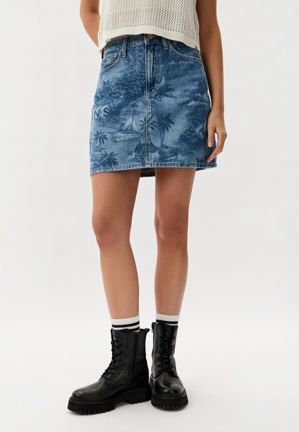 

Юбка джинсовая Tommy Jeans, Синий
