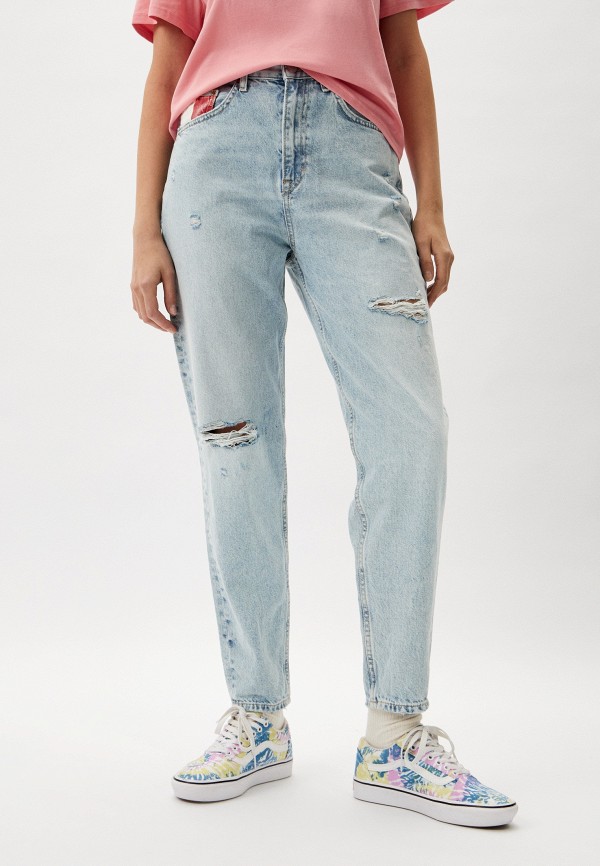 

Джинсы Tommy Jeans, Голубой, MOM JEAN UH TPR