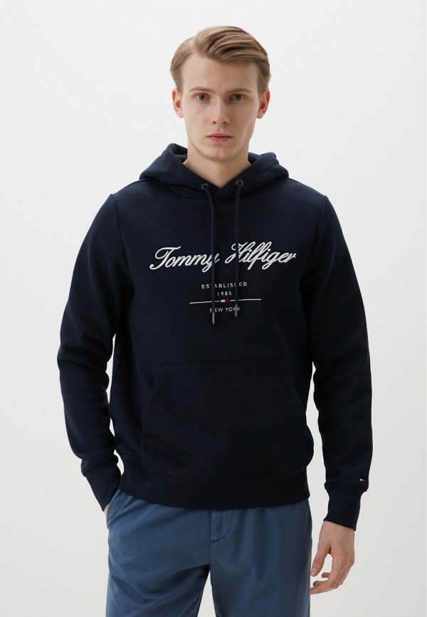 Худи Tommy Hilfiger синего цвета