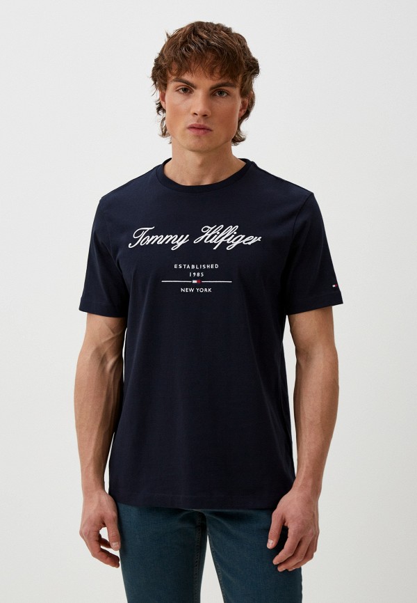 Футболка Tommy Hilfiger синего цвета