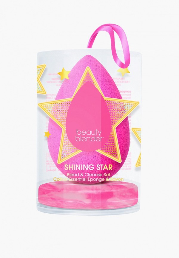 

Спонж для макияжа beautyblender, Розовый, с очищающим мылом