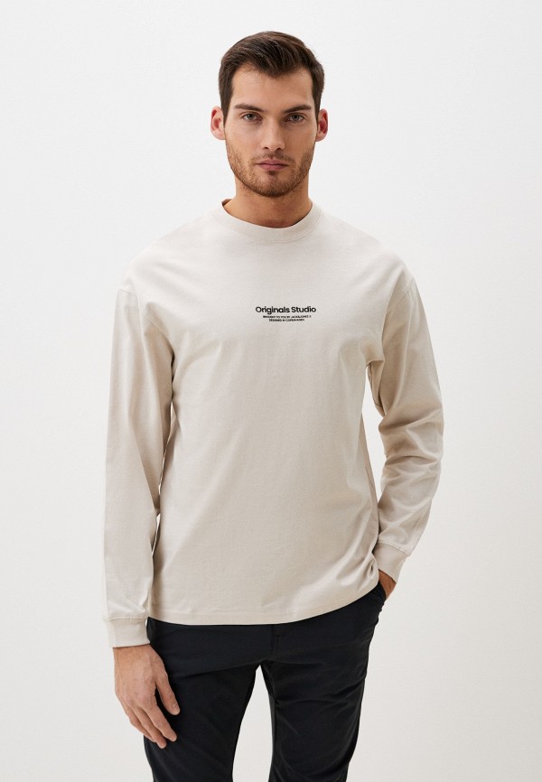 

Лонгслив Jack & Jones, Бежевый