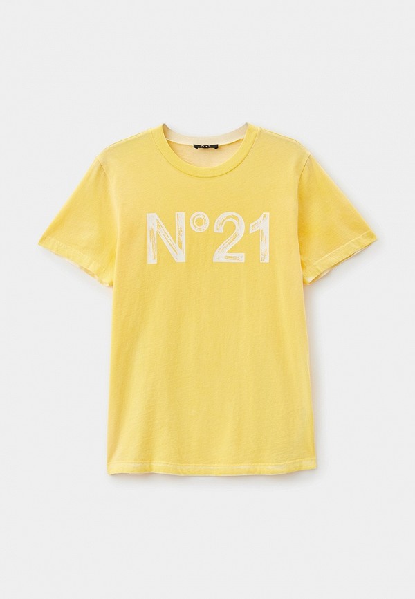 Футболка N21 желтого цвета