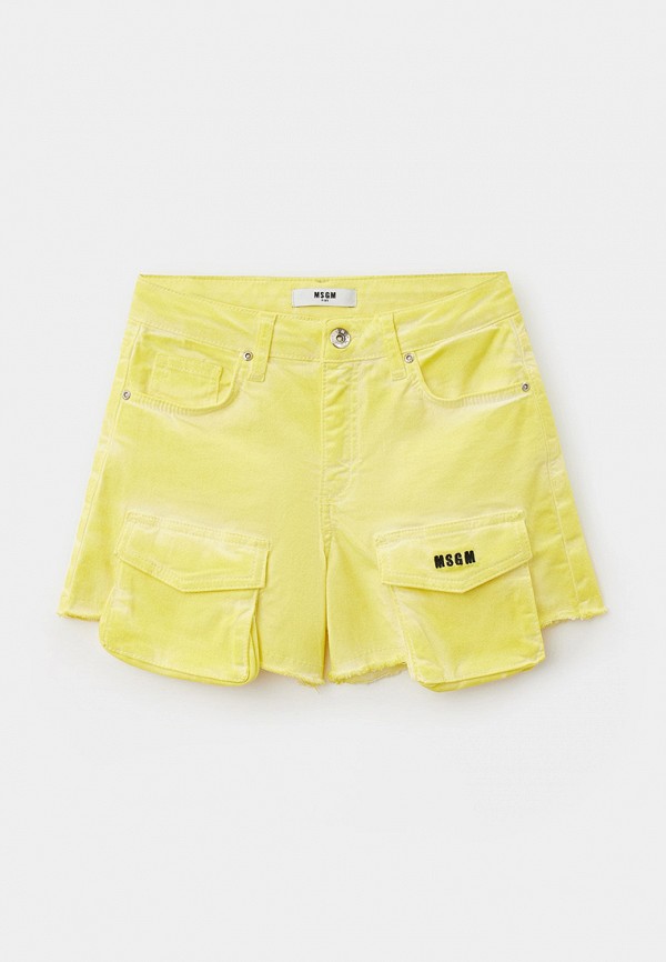 

Шорты джинсовые MSGM Kids, Желтый