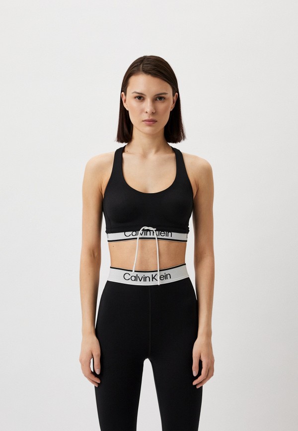 

Топ спортивный Calvin Klein Performance, Черный, WO - Sports Bra Medium Support