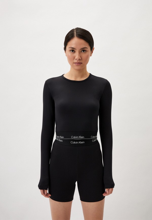 

Лонгслив спортивный Calvin Klein Performance, Черный, WO - LS Top (Cropped)