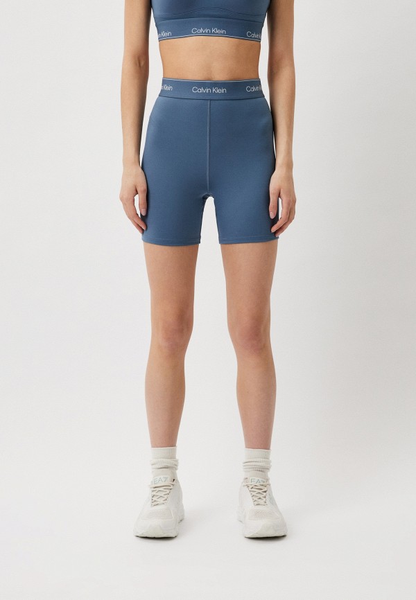 

Шорты спортивные Calvin Klein Performance, Голубой, WO - Bike Short (5" Inseam)
